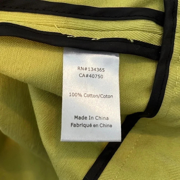 MARLA WYNNE NWOT Pear Green Twill Tent Jacket, Size S - Picture 9 of 11